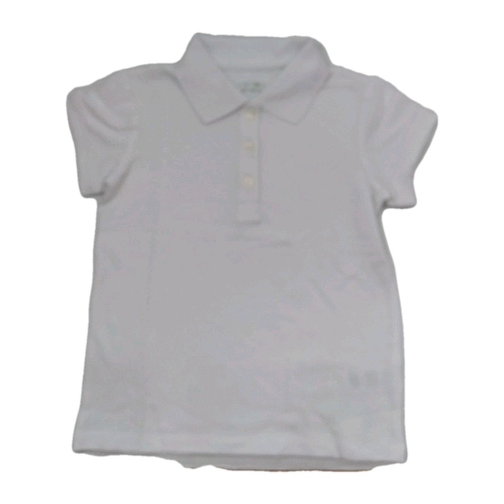 Garanimals Toddlers Short Sleeve Solid White Polo Collar Shirt T-Shirt Size 4T